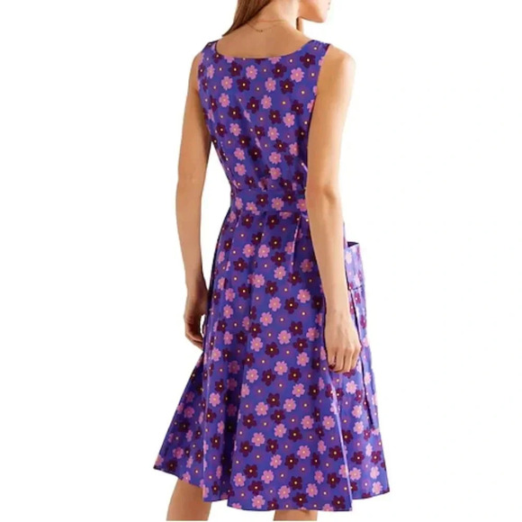 LHD Ramatuelle Midi Purple Floral Dress - Picture 10 of 15